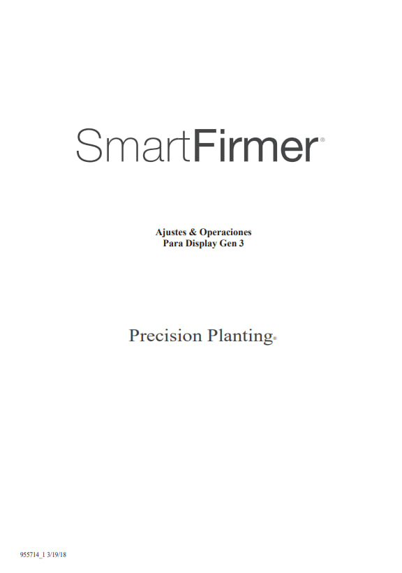 Посібник з операторів SmartFirmer Gen3 955714
