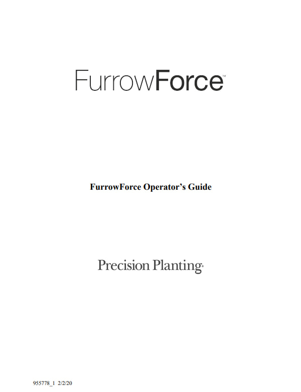 Посібник оператора FurrowForce (955778)